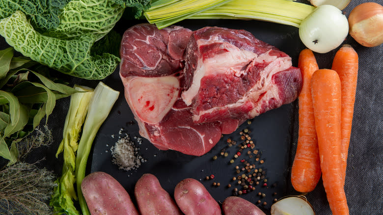 pot-au-feu ingredients