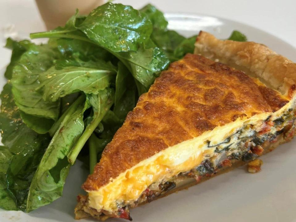 Sweet Desires Espresso Bar opened June 2, 2023, in the Miracle Mile Plaza in Vero Beach. Its menu features quiche.