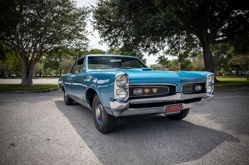 <img src="1967-pontiac-gto.jpeg" alt="A 1967 Pontiac GTO being offered by Dream Giveaway">