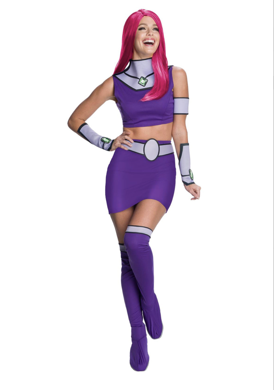 <p>halloweencostumes.com</p><p><strong>$49.99</strong></p><p>The<em> Teen Titans </em>are always ready to stop the bad guys and you'll be too with this Starfire costume.</p>