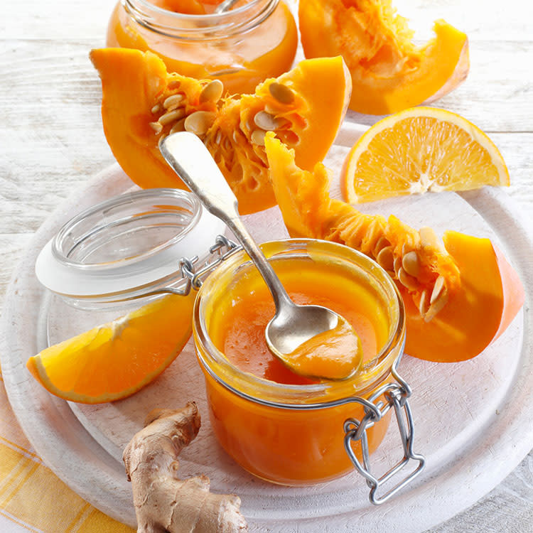 Chutney de calabaza, naranja y jengibre