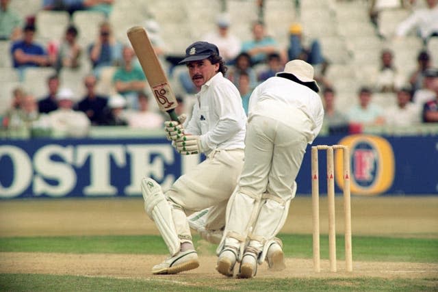 Allan Lamb bats for England