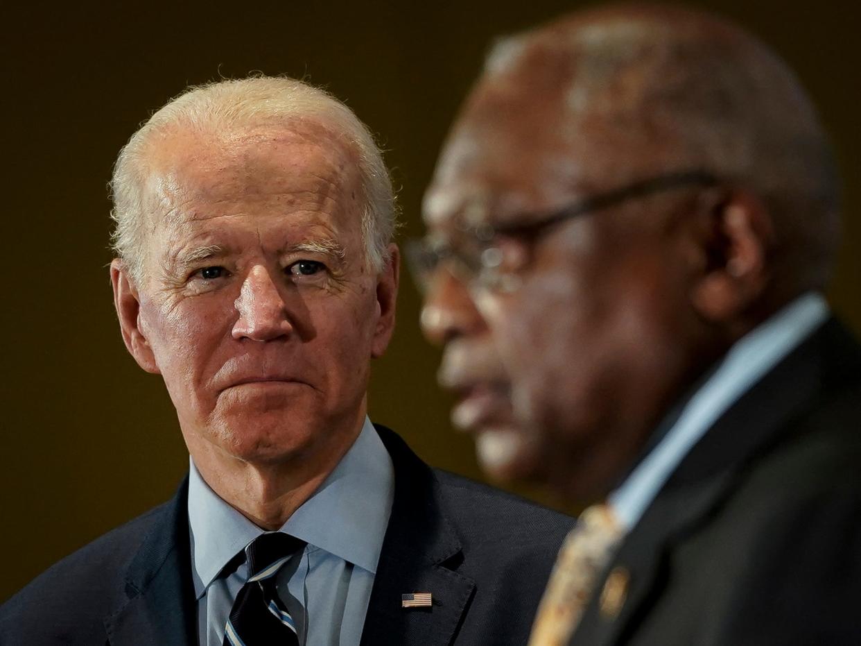 Joe Biden and Jim Clyburn