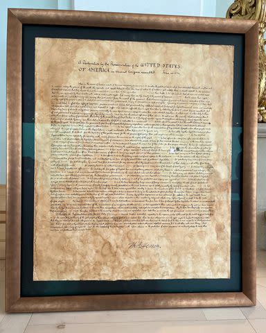 <p>Simon Perry</p> Billy Mumford's version of Jefferson's Declaration of Independence