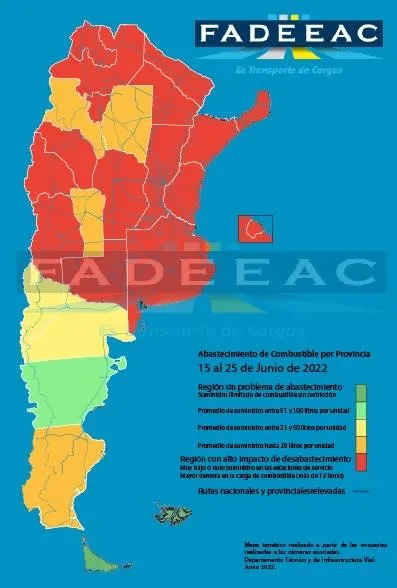 El mapa del faltante.