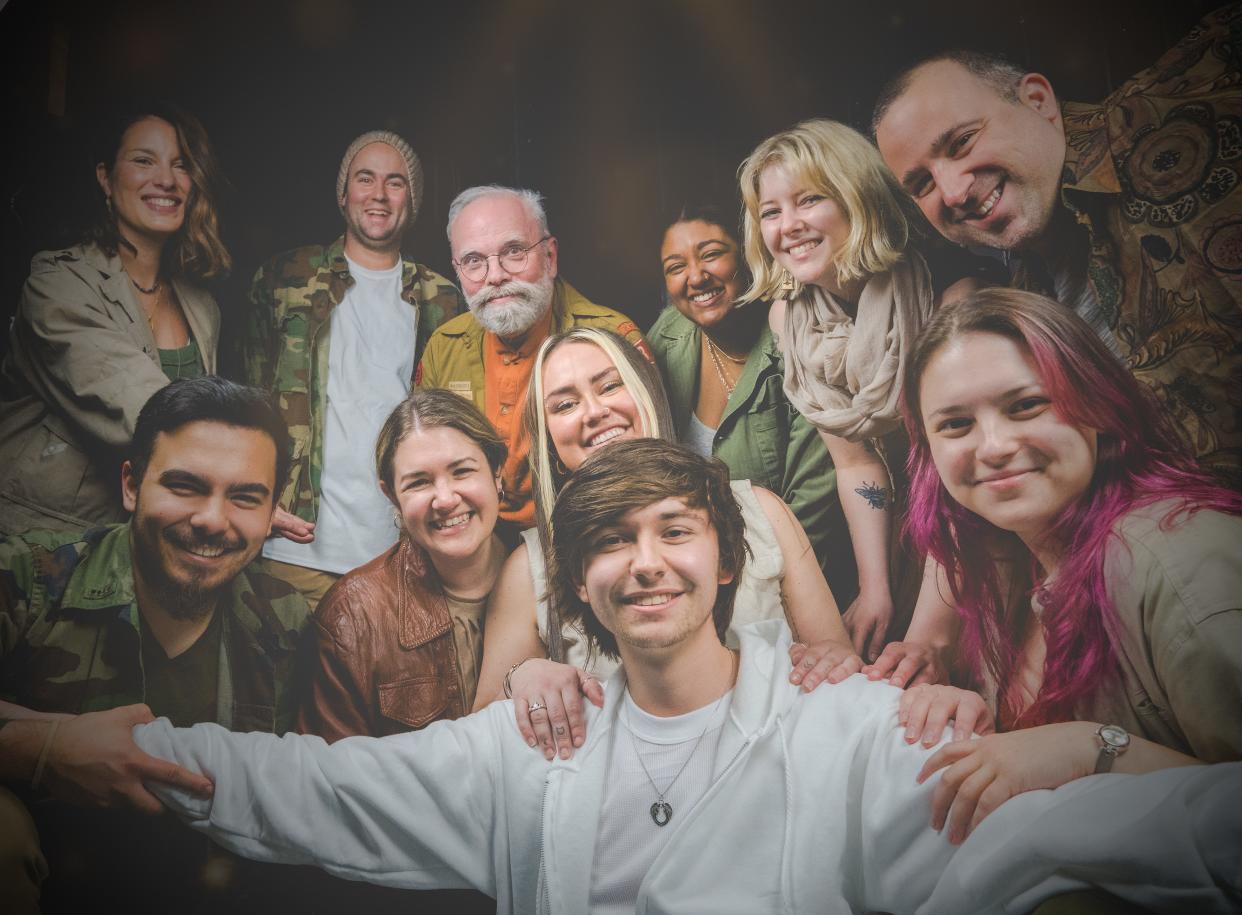The Apostles and Jesus, for the Little Theatre of Fall River production of "Jesus Christ Superstar," presented at the Narrows Center for the Arts.