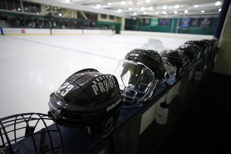 Connecticut Whale vs Boston Pride. National Women's Hockey League.