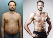 <p>5. Jamie Theakston As far as transformations go, TV star Jamie Theakston’s was pretty epic. Part of a feature for Men’s Fitness magazine, the presenter got lean and ripped in just six months – overhauling his diet and seriously upping his exercise regime. Speaking about his achievement, Jamie said: “Don’t be afraid of the challenge. The hardest bit is the first couple of weeks. Then it keeps getting better.” </p>