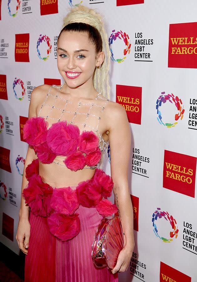 Miley has opened up about her sexuality. Source: Getty