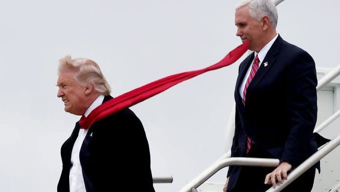 Since a tie that long can get caught in one&rsquo;s zipper, it&rsquo;s considered a fashion faux pas. Of course, so is <a href="http://www.huffingtonpost.com/entry/trump-tie-inauguration-scotch-tape_us_58837f78e4b0e3a735693611">holding a tie together with tape,</a> something Donald Trump has also done on numerous occasions.