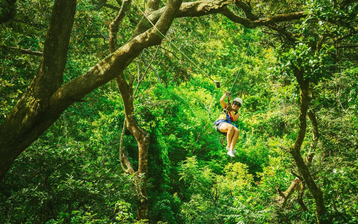 costa rica zip wire - Getty