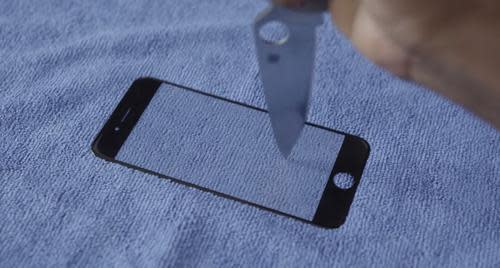 Screenshot from video about sapphire glass