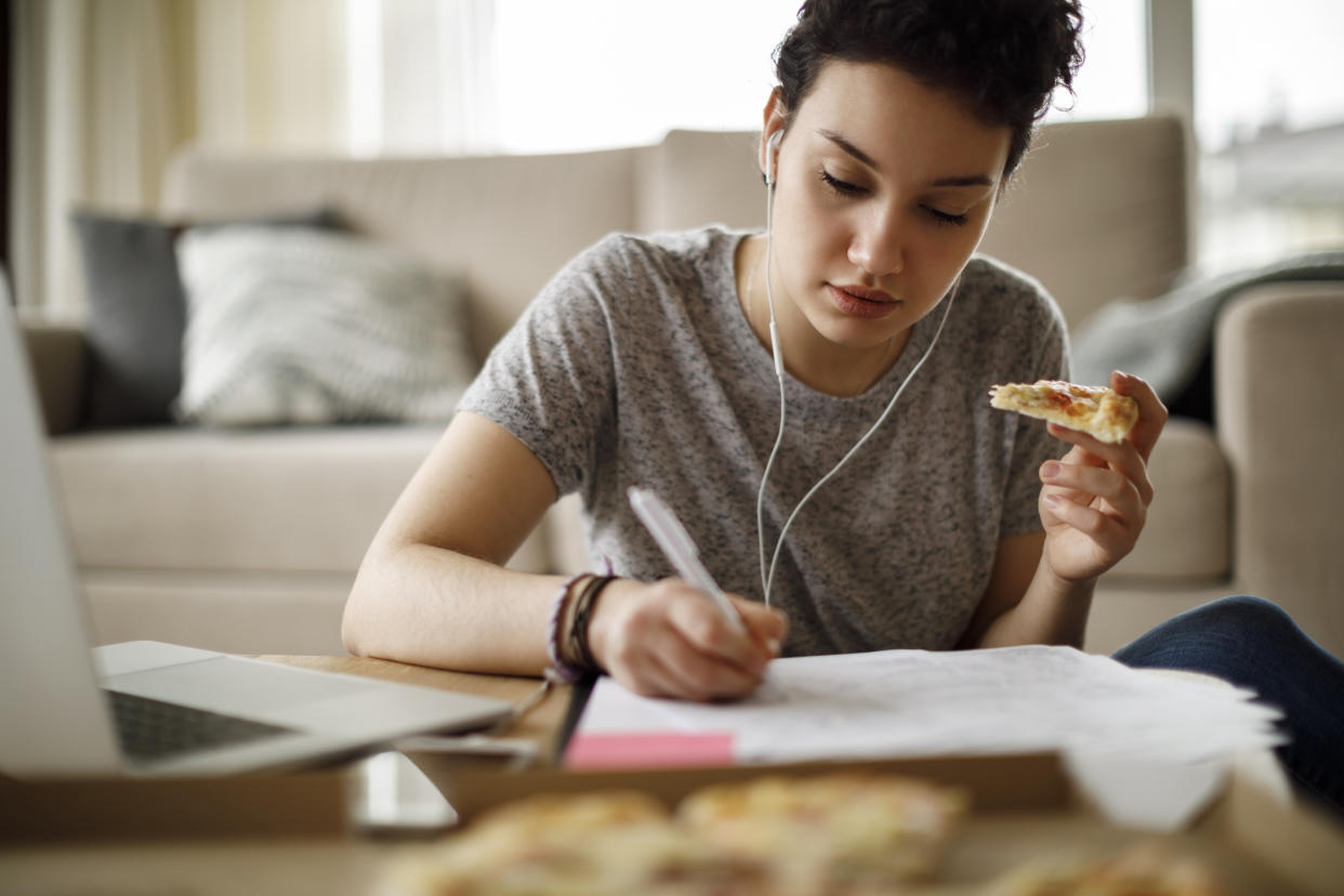 A new report has revealed how teenagers eating habits have changed during lockdown. (Getty Images)