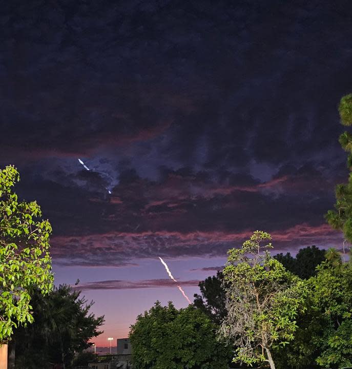 SpaceX Starlink launch visible from Kearny Mesa (FOX 5/KUSI)