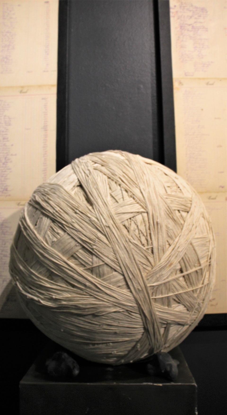 Perhaps it's not the world's biggest ball of twine (that's is Caulker City, Kan.), but it's likely the largest at the Center for Contemporary Arts and maybe in the big city of Abilene.