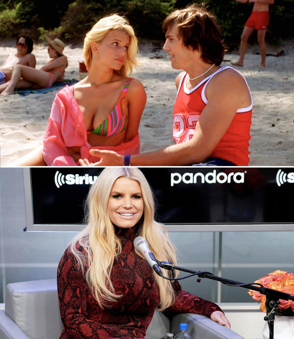 Annette and Kelso on the beach and at a podium