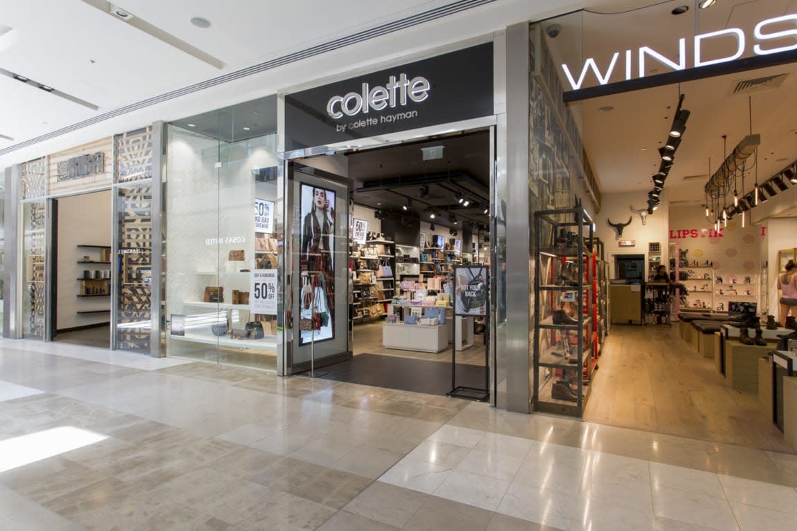 Colette in Westfield Doncaster is one of 33 stores set to close in the next three weeks. (Source: Westfield)