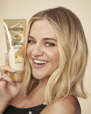 <p>Courtesty of Pantene</p> Kelsea Ballerini