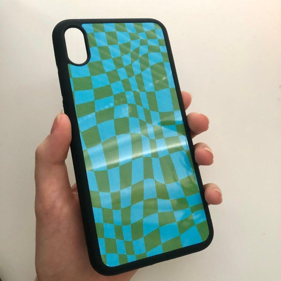 Illusion Checkers Glossy Phone Case