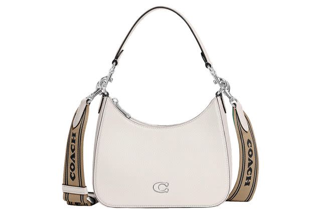 Coach METALLIC GRAY LEATHER ZOE HOBO BAG - $89 - From