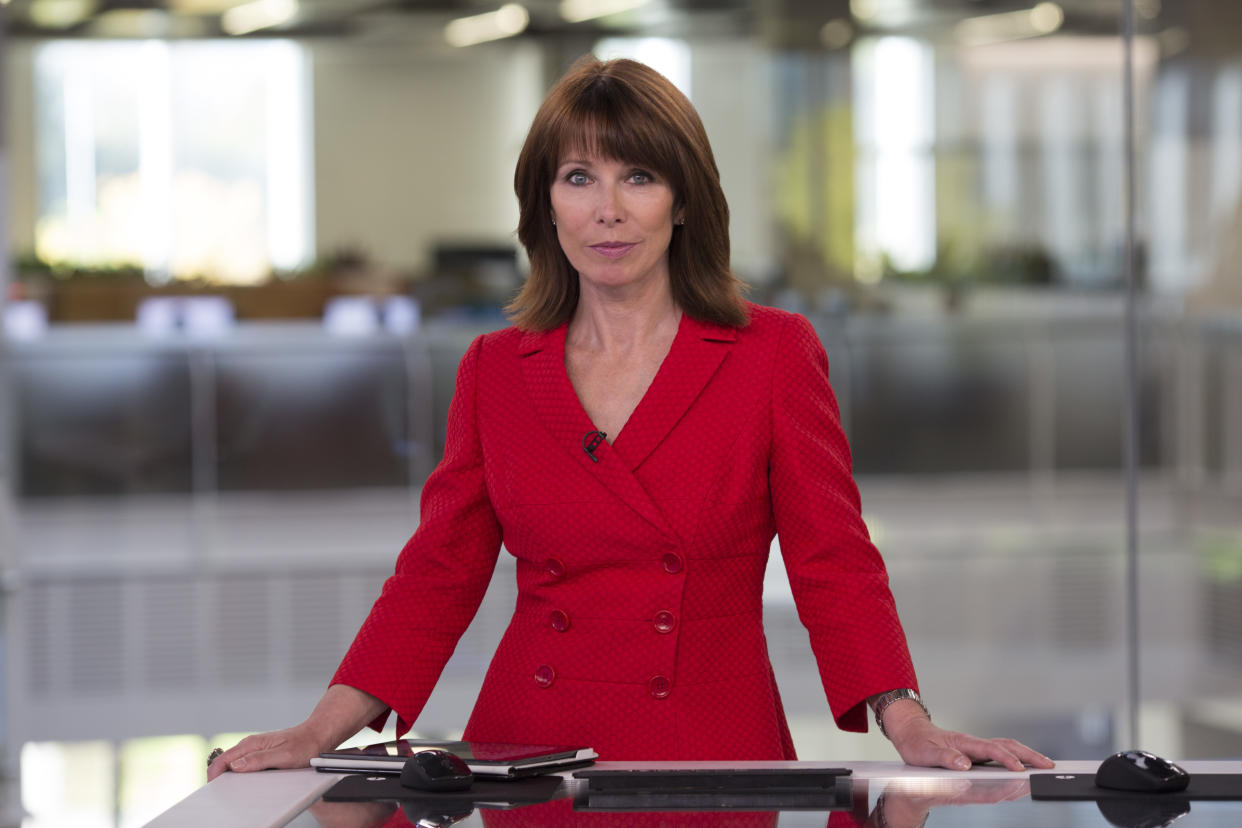 Kay Burley, Sky Central News Studio (Sky News / Tim Anderson)