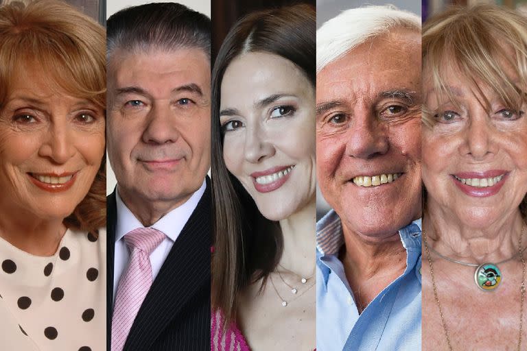 Magdalena Ruíz Guiñazú, Víctor Hugo Morales, Cristina Pérez, Fernando Bravo y Nora Perlé, nombres destacados de la radiofonía argentina