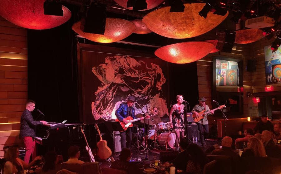 Ann Cusack performs with The Generation Jones at Herb Alpert’s Vibrato Grill in Los Angeles. (Jeff Peters)