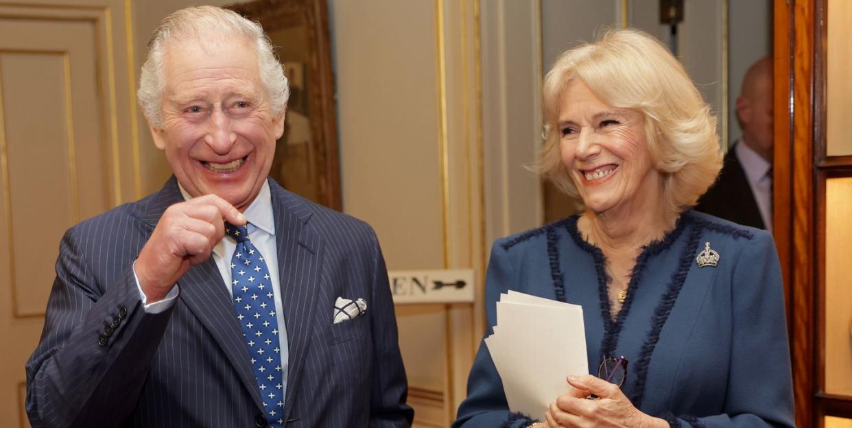 the king and queen consort celebrate the second anniversary of the reading room