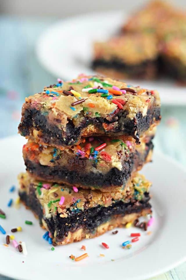 Birthday Cake Remix Brownies