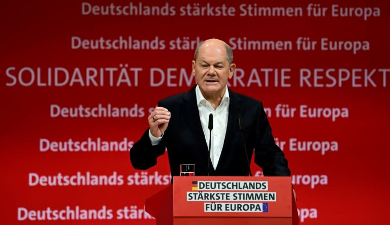 Die SPD will Olaf Scholz einem Medienbericht zufolge erst kurz vor der Bundestagswahl im kommenden Jahr offiziell zum Kanzlerkandidaten küren. (Tobias SCHWARZ)