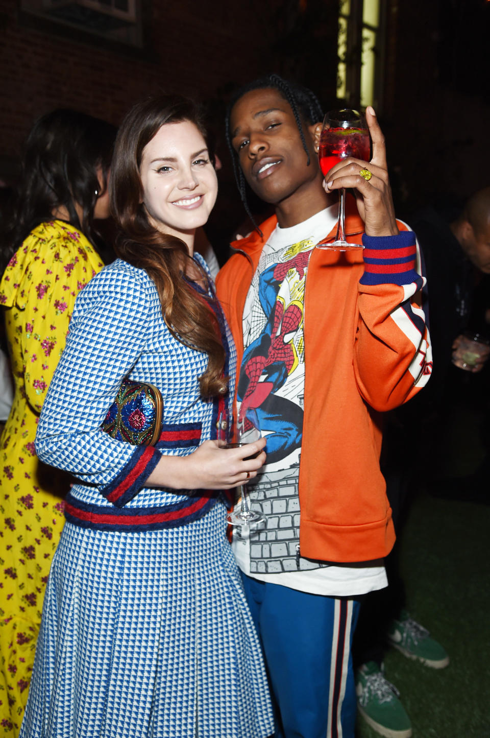 Lana Del Ray and A$AP Rocky attend the Gucci Bloom Fragrance Launch at MoMA PS.1 on May 2, 2017 in New York City.