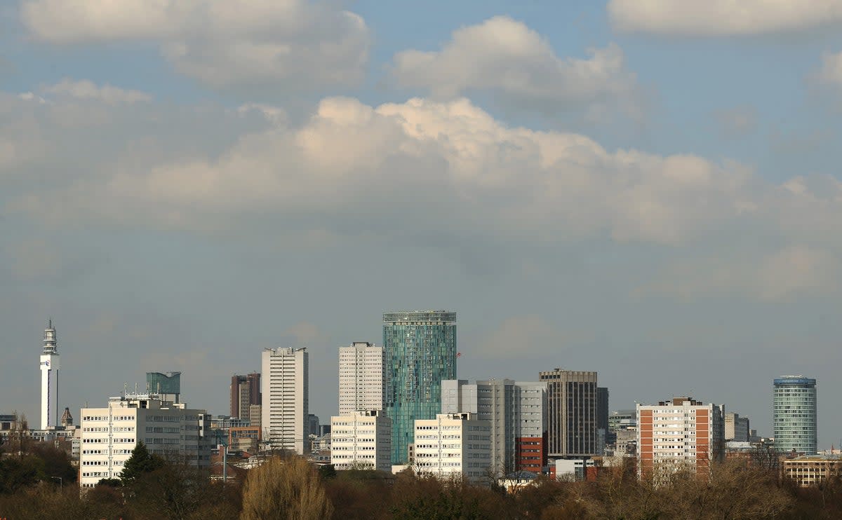 General view of the skyline of Birmingham. (Joe Giddens/PA) (PA Archive)