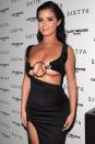 <p>British model Demi Rose Mawby couldn't help but turn heads when she arrived at a Sixty6 Magazine party in London on Thursday.</p>