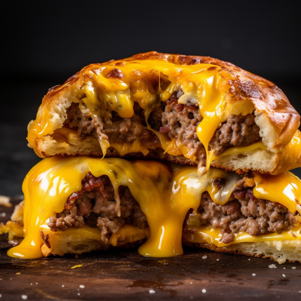 extra cheesy burger