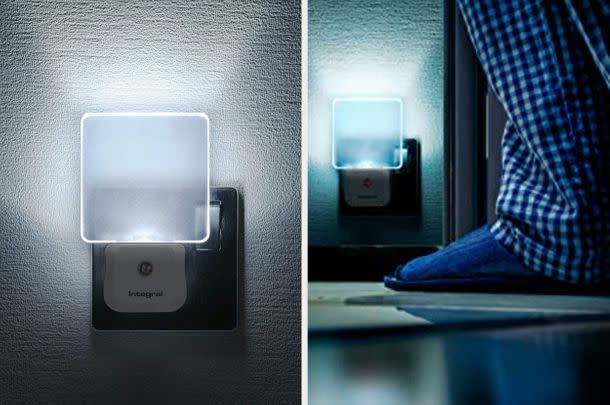 This motion sensor plug-in light