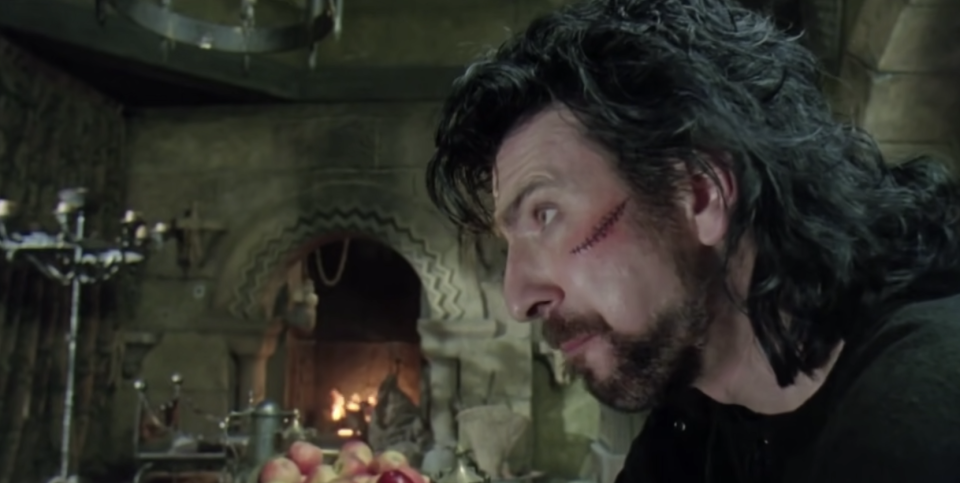 Alan Rickman as the Sheriff of Nottingham