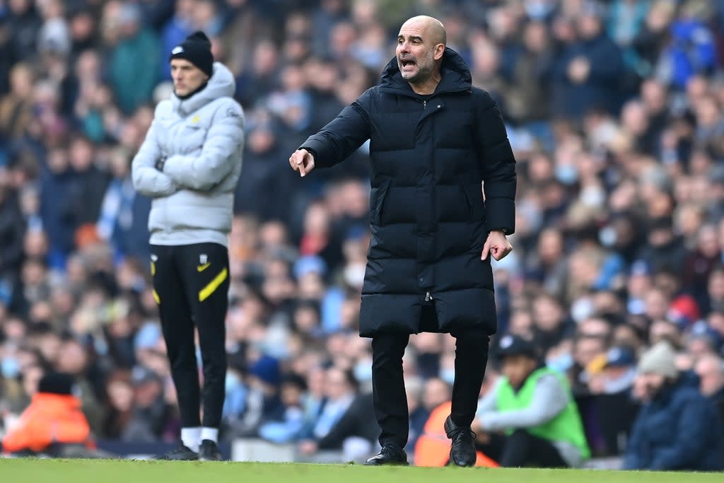 Pep Guardiola is closing in on a fourth Premier League title in five seasons (Getty Images)