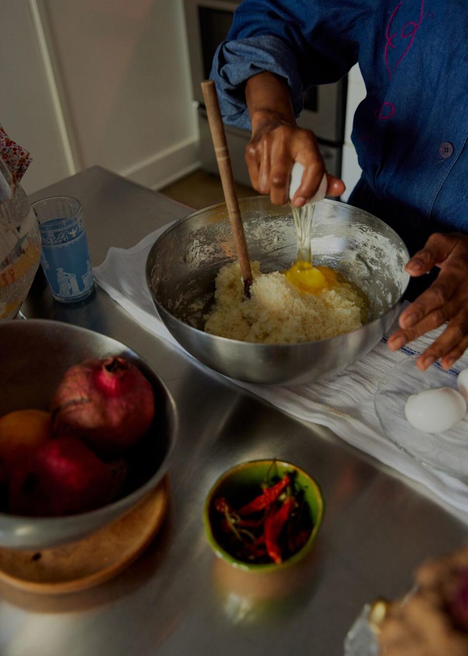 The beginnings of pão de queijo, a traditional Brazilian cheese bread