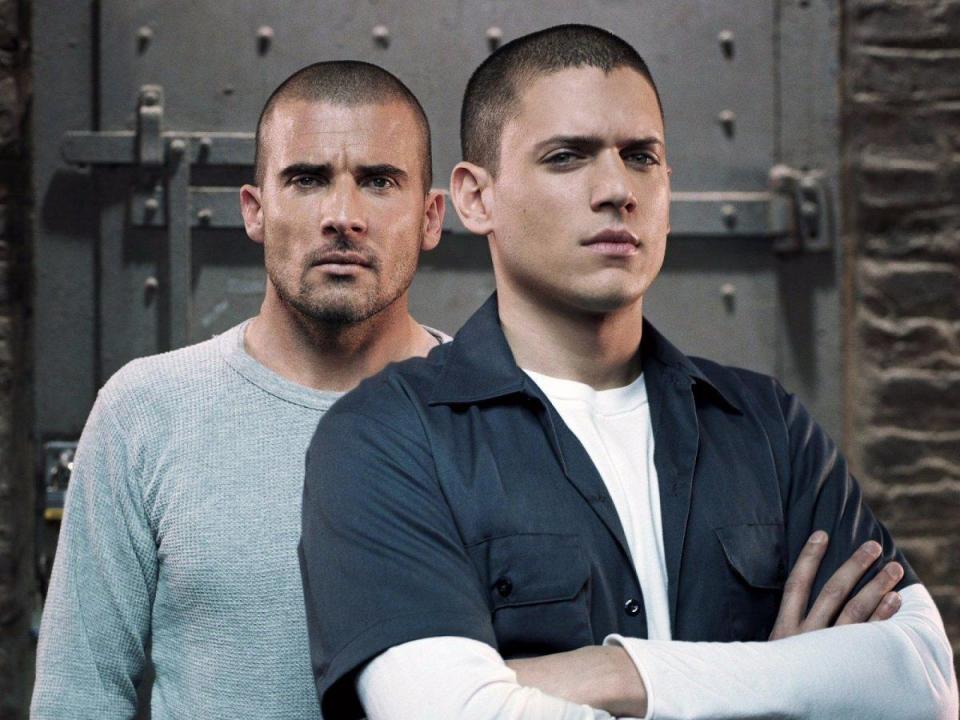 Dominic Purcell and Wentworth Miller in 'Prison Break’FOX