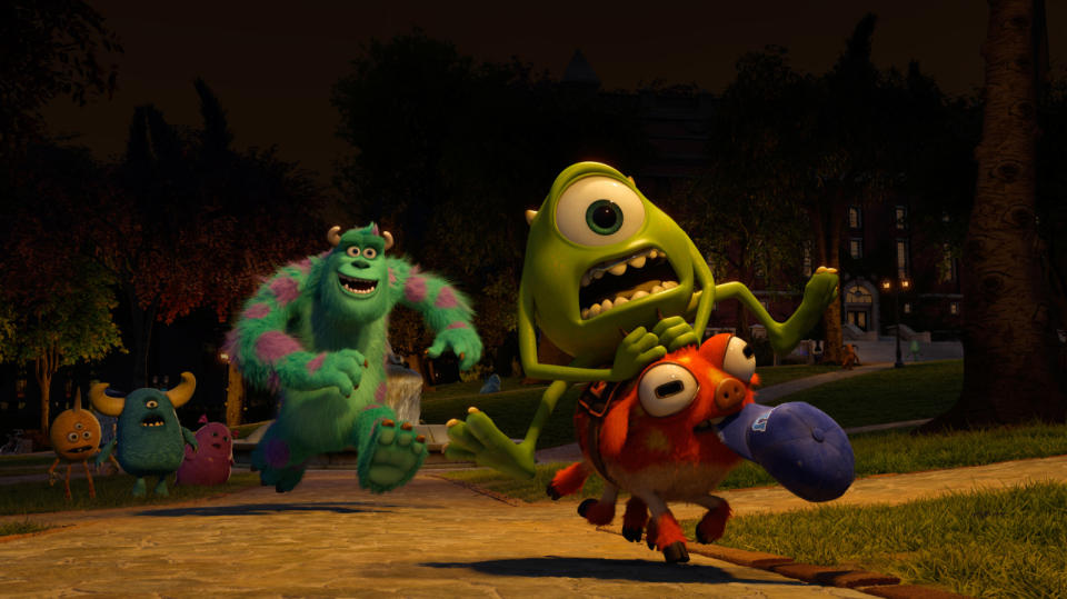 Mike and Sulley in Monsters University.