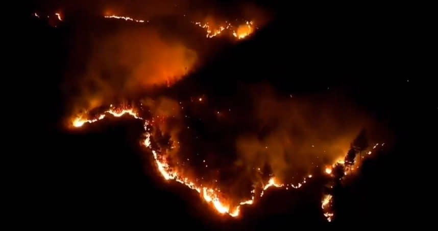 貴州自21日多處發生火燒山狀況，目前已全數撲滅。（圖／翻攝畫面）