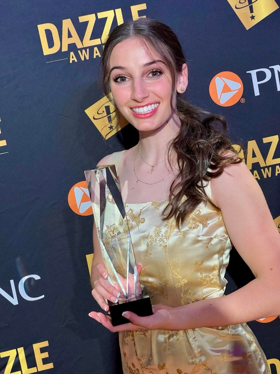 Julia Martin of Hoban High School won best supporting actress at the Playhouse Square Dazzle Awards.