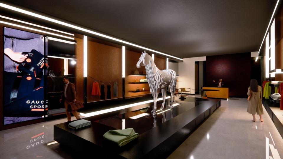 A rendering from the new Gaucho Buenos Aires store in Miami. - Credit: Courtesy Photo