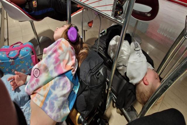 Bristol Airport slammed as kids left to sleep on baggage carousel - Bristol  Live