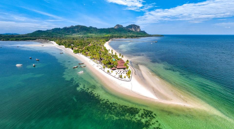 An aerial view of Koh Mook in Trang, Thailand (Getty Images/iStockphoto)