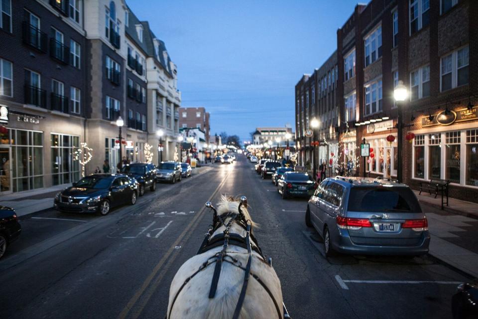 Main Street in Carmel, Indiana