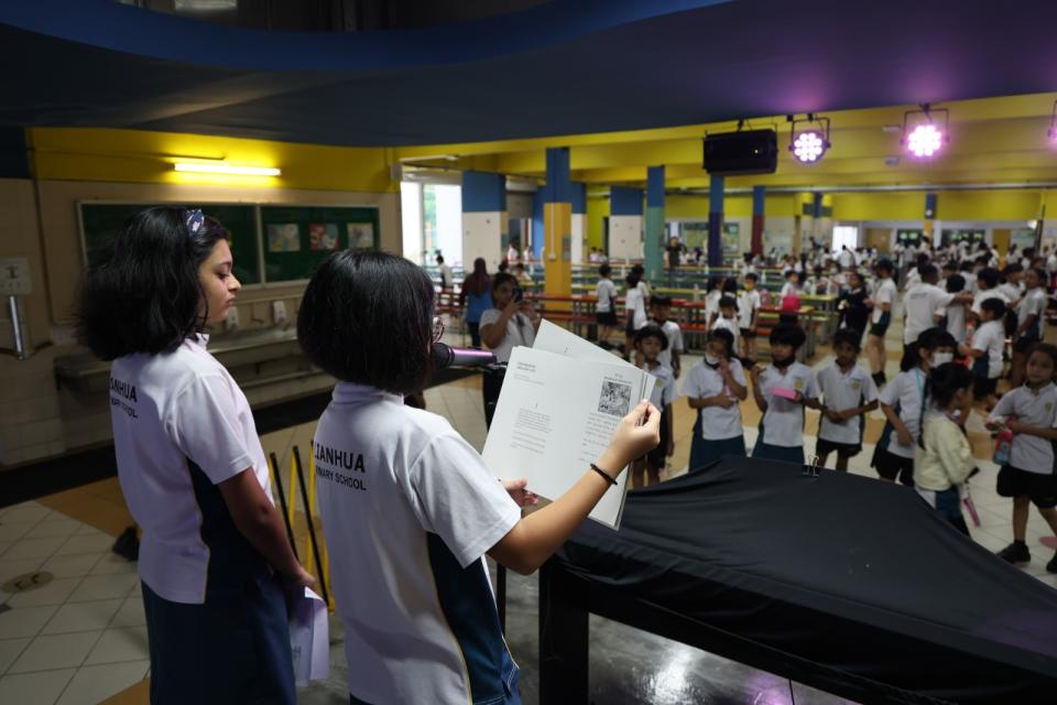 Schools like Lianhua Primary School is also making efforts to cultivate a passion for reading among its primary school students. (PHOTO: Lianhua Primary School)
