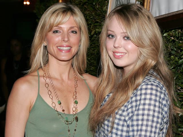 <p>David Livingston/Getty </p> Marla Maples and Tiffany Trump attend the grand opening of The Painted Nail on May 21, 2009 in Sherman Oaks, California.