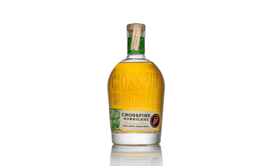 The Rolling Stones have announced the band's first owned product, Crossfire Hurricane Rum, bottled in Florida.