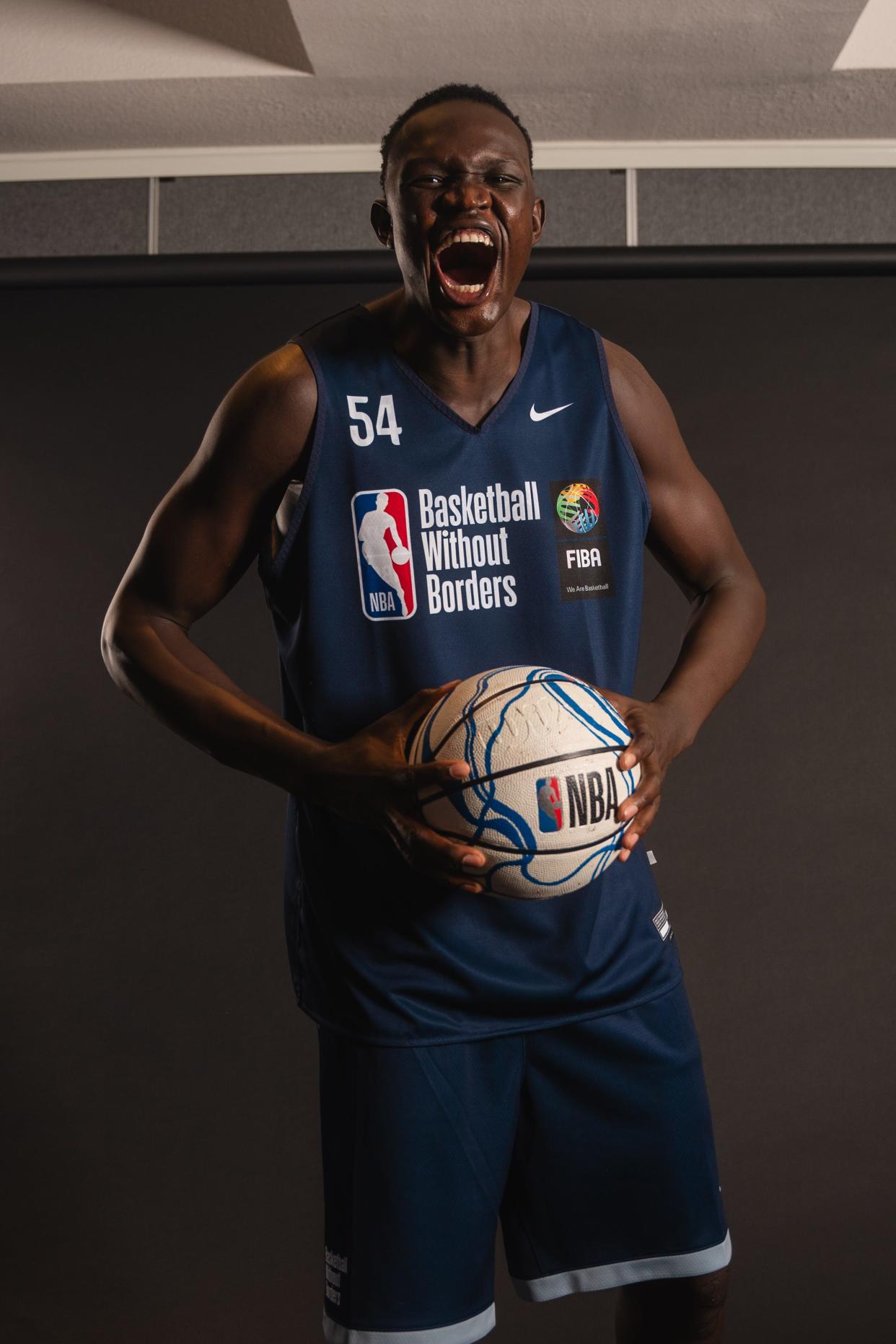 Duke recruit Khaman Maluach honed his game at the NBA Academy in Senegal.